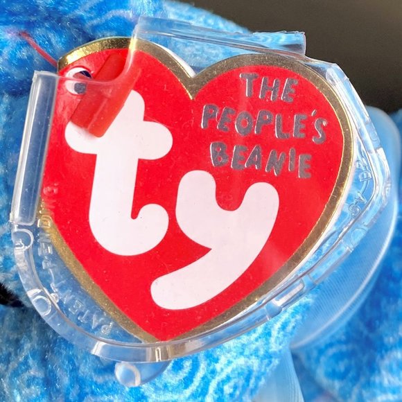 2001 4373 Classy 'The People's Beanie' Retired Teddy Bear Ty Beanie Baby MWMT - Picture 6 of 8